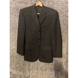 Alfani Men's Black Suit Jacket Blazer Size S 36 Formal Two-Button Classic Fit